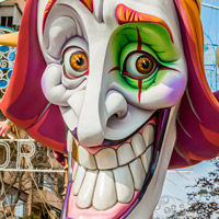 Clown falla at Las Fallas 2016