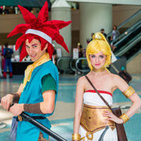 WonderCon Crono and Marle cosplays